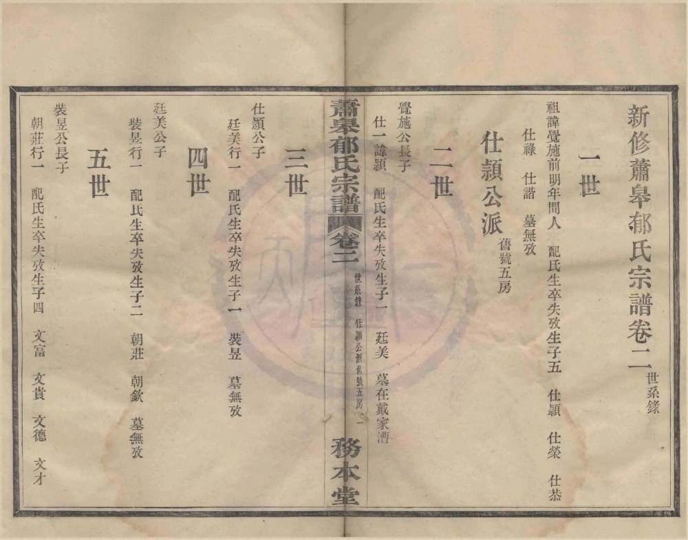 图片[7]-浙江宁波鄞州区萧皋郁氏宗谱（务本堂）电子版PDF下载-中华家谱网