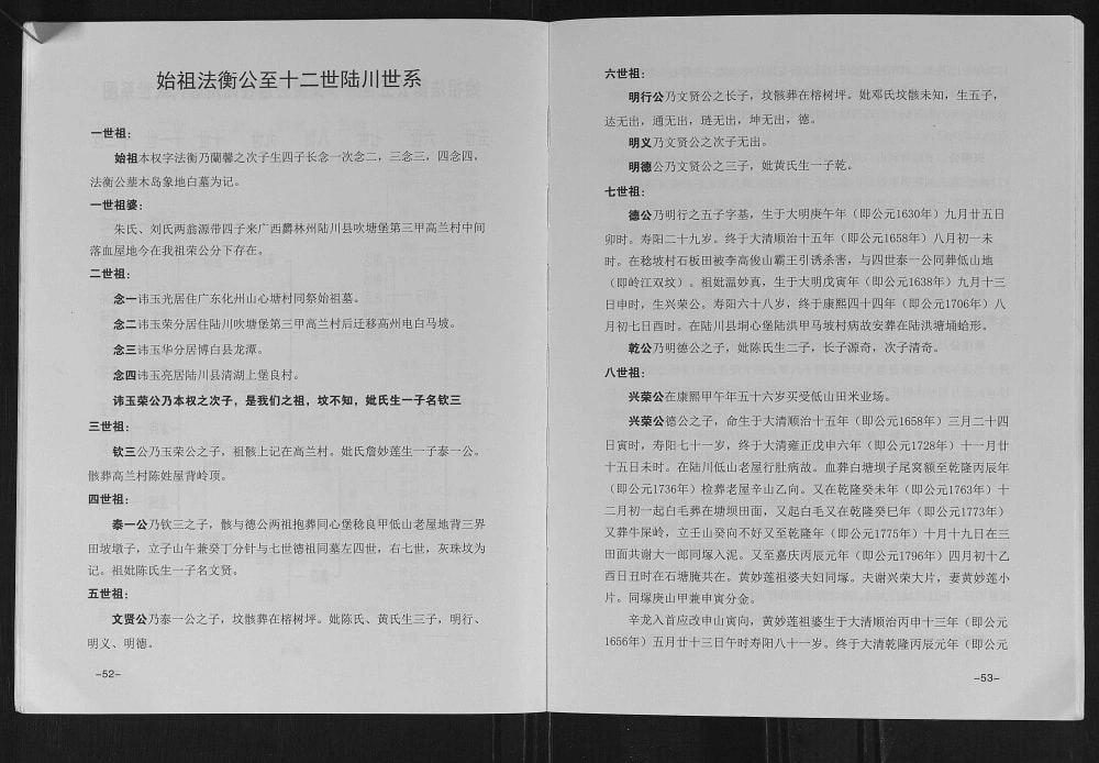 图片[3]-广西玉林陆川谢氏族谱玉荣脉系电子版PDF下载-中华家谱网