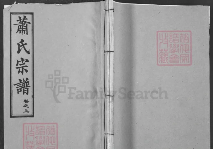 湖北武汉黄陂区萧(肖)氏宗谱（八叶堂）电子版PDF下载-中华家谱网