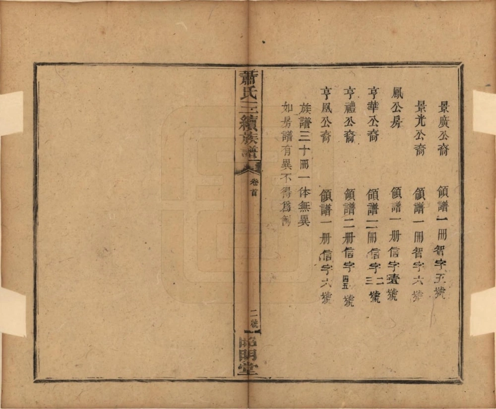 图片[4]-湖南邵阳湘乡萧(肖)氏三续族谱（昭明堂）电子版PDF下载-中华家谱网