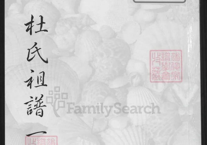 浙江东阳夏源杜氏宗谱电子版PDF下载-中华家谱网