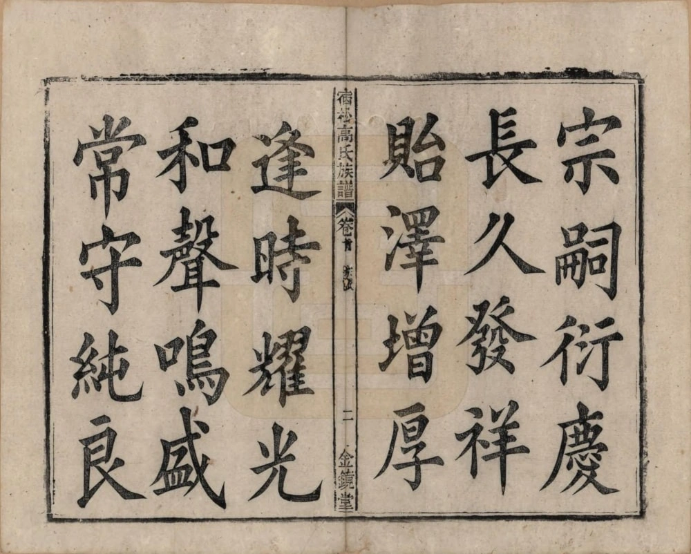 图片[4]-安徽安庆宿松高氏族谱（金镜堂）电子版PDF下载-中华家谱网