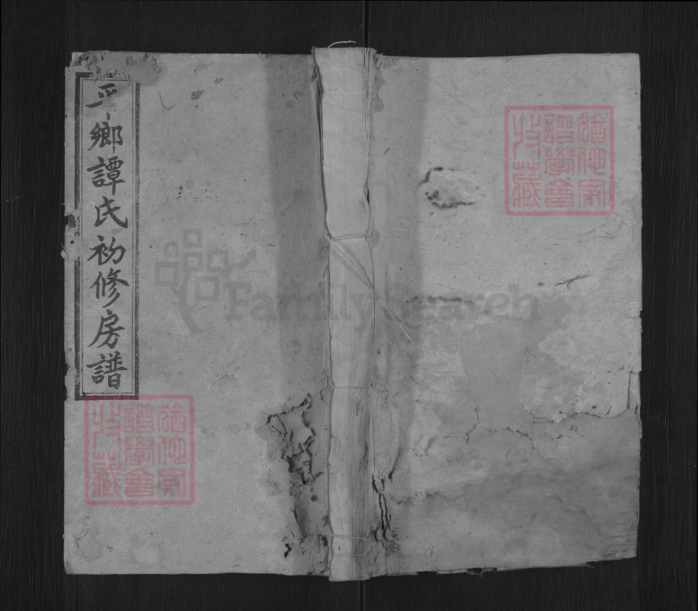 图片[1]-湖南邵阳平乡谭氏四修族谱（敦本堂）电子版PDF下载-中华家谱网