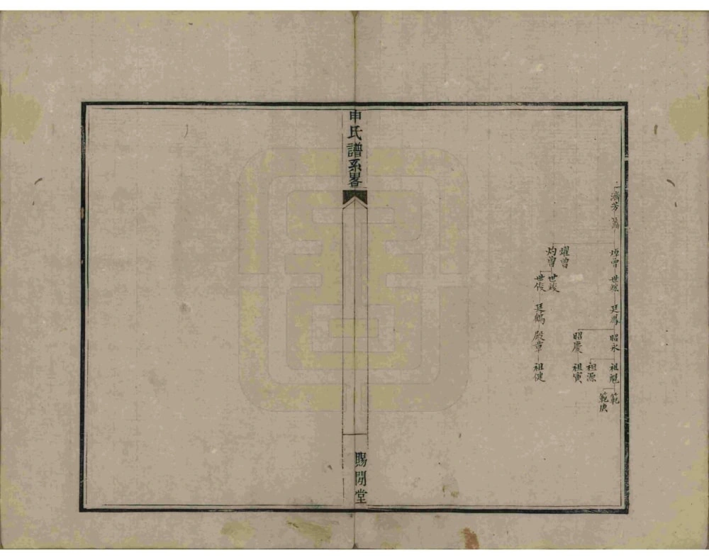 图片[6]-江苏苏州申氏谱系略（赐闲堂）电子版PDF下载-中华家谱网