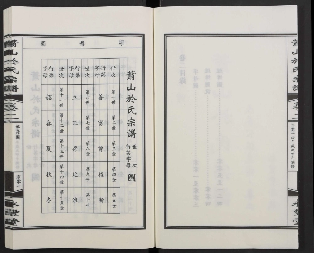 图片[6]-浙江杭州萧山於氏宗谱天英公派支谱（永丰堂）电子版PDF下载-中华家谱网