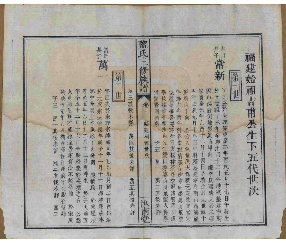 图片[4]-江西蓝氏三修族谱（汝南堂）电子版PDF下载-中华家谱网