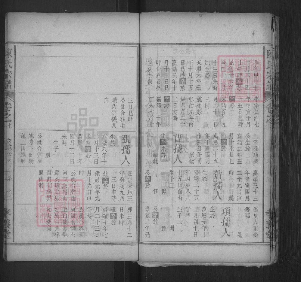 图片[7]-安徽六安陈氏宗谱（孝义堂）电子版PDF下载-中华家谱网