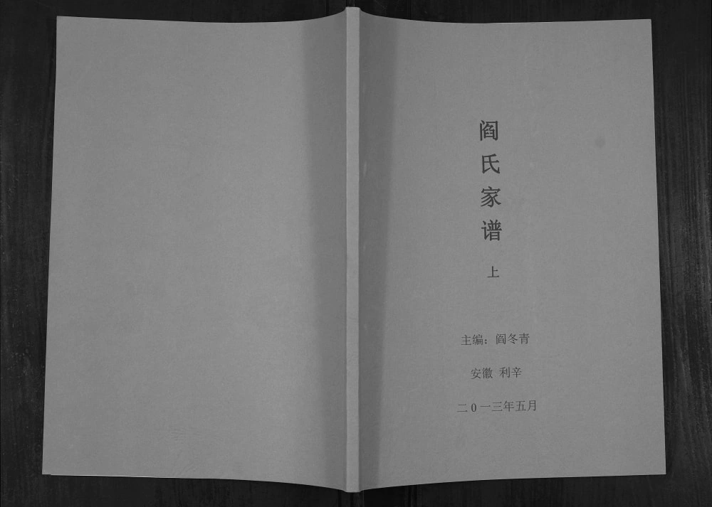 图片[1]-安徽亳州利辛县阎氏家谱电子版PDF下载-中华家谱网