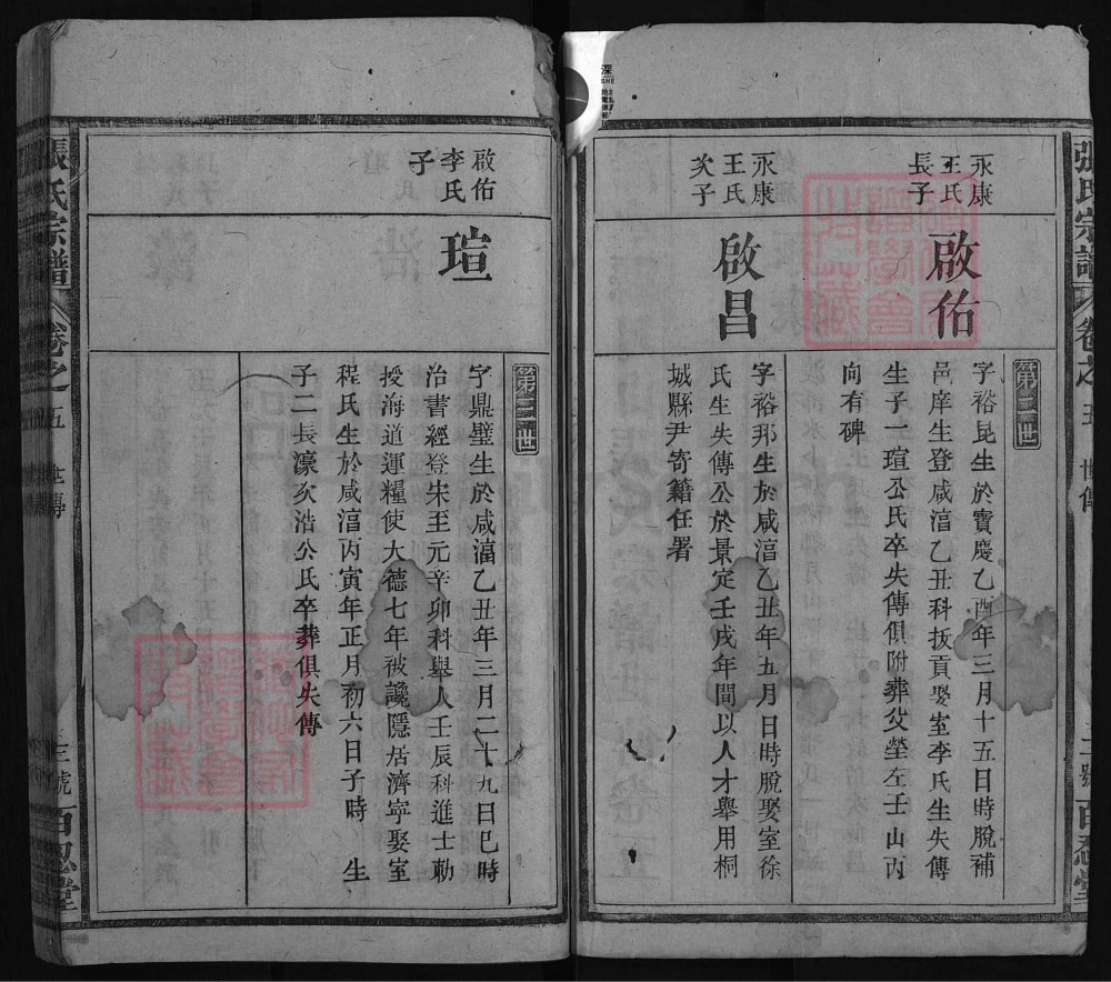 图片[6]-湖北浠水县月山张氏宗谱（百忍堂）电子版PDF下载-中华家谱网