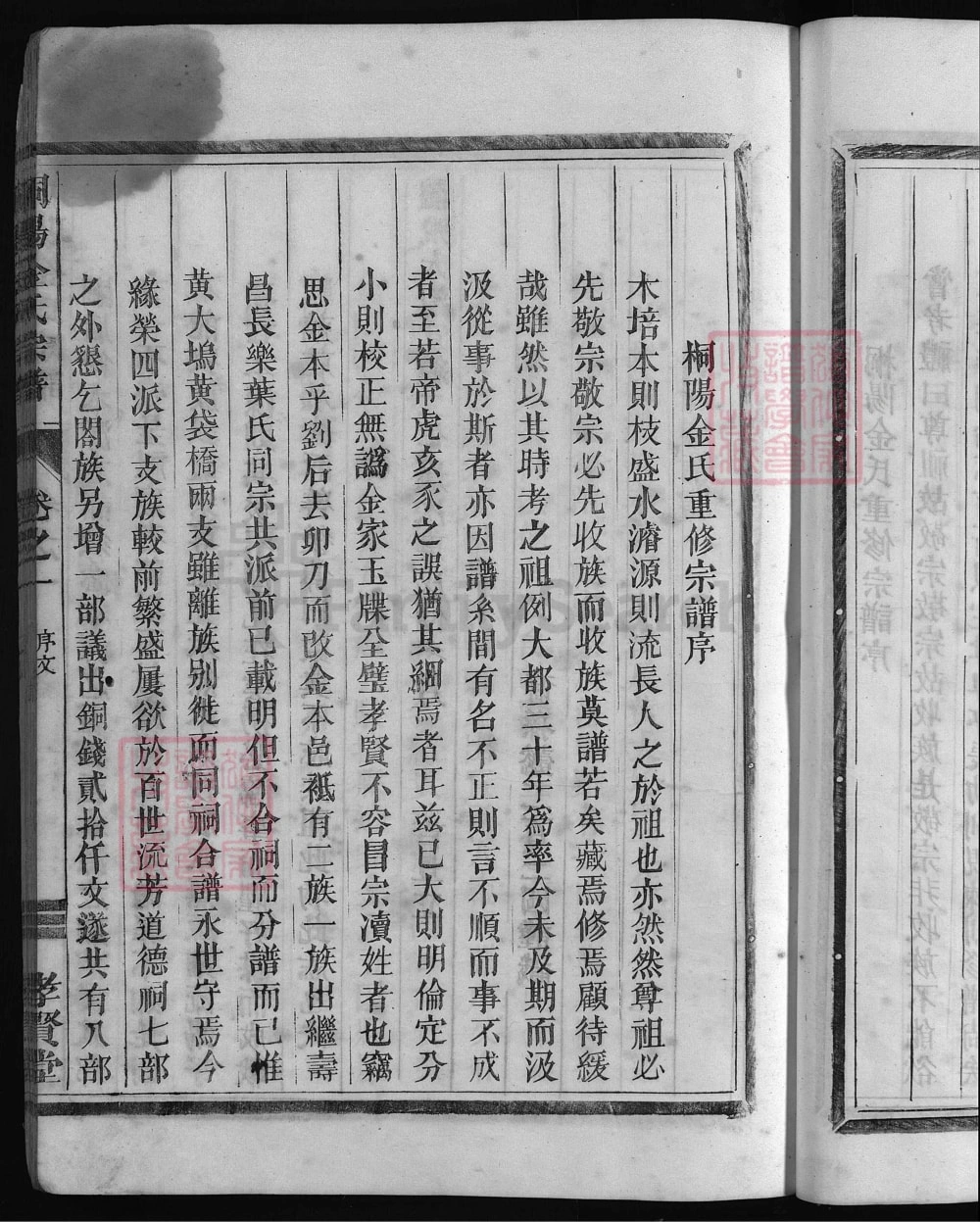 图片[2]-浙江兰溪桐阳金氏宗谱（孝贤堂）电子版PDF下载-中华家谱网