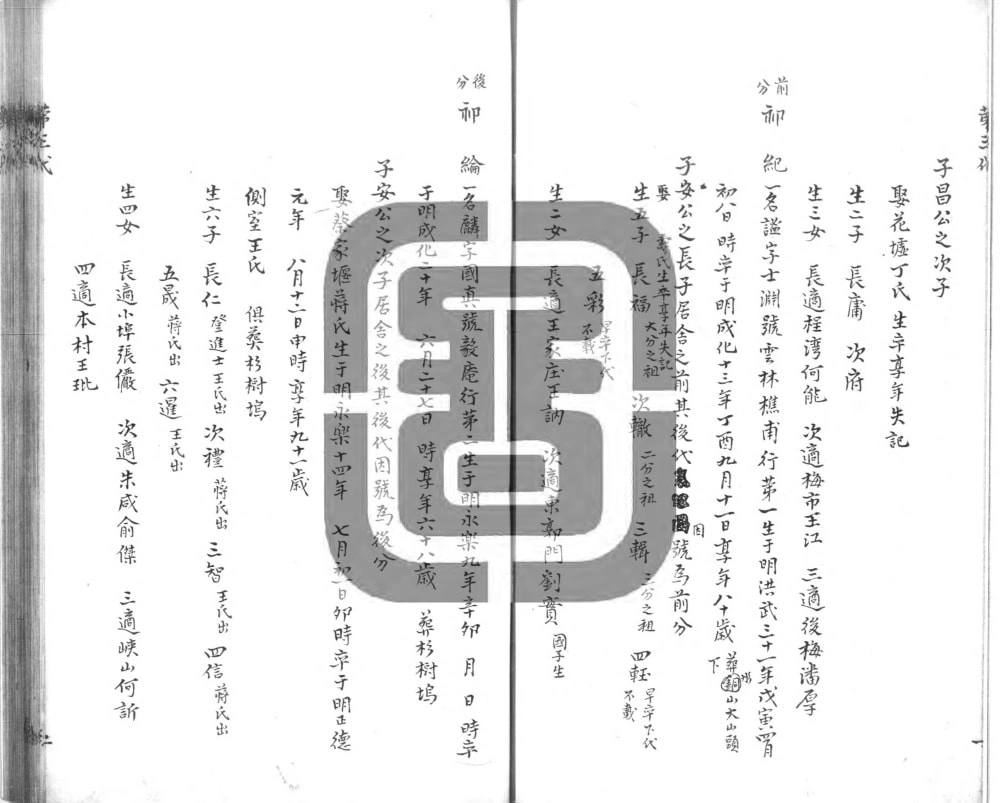 图片[4]-浙江绍兴山阴祁氏家谱电子版PDF下载-中华家谱网