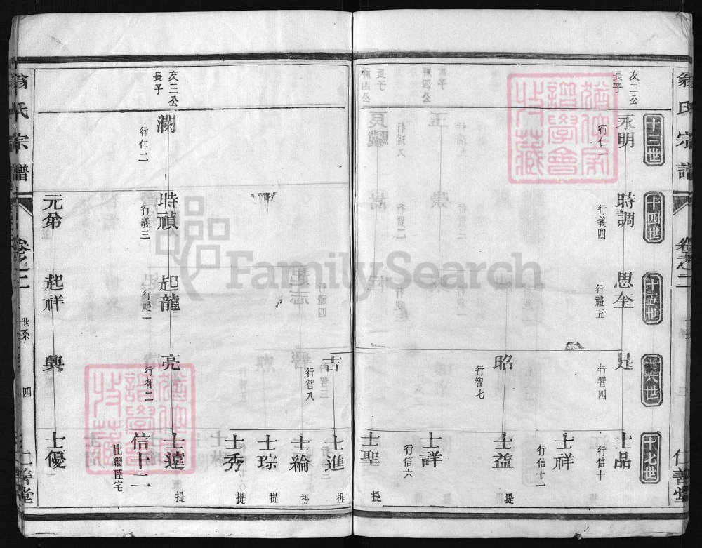 图片[8]-浙江兰溪尖山翁氏宗谱（仁善堂）电子版PDF下载-中华家谱网