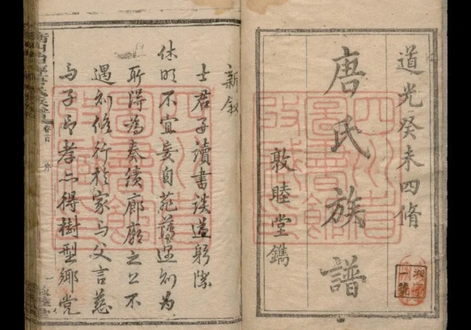 湖南衡阳衡山治坪晋昌唐氏四修族谱（敦睦堂）-中华家谱网