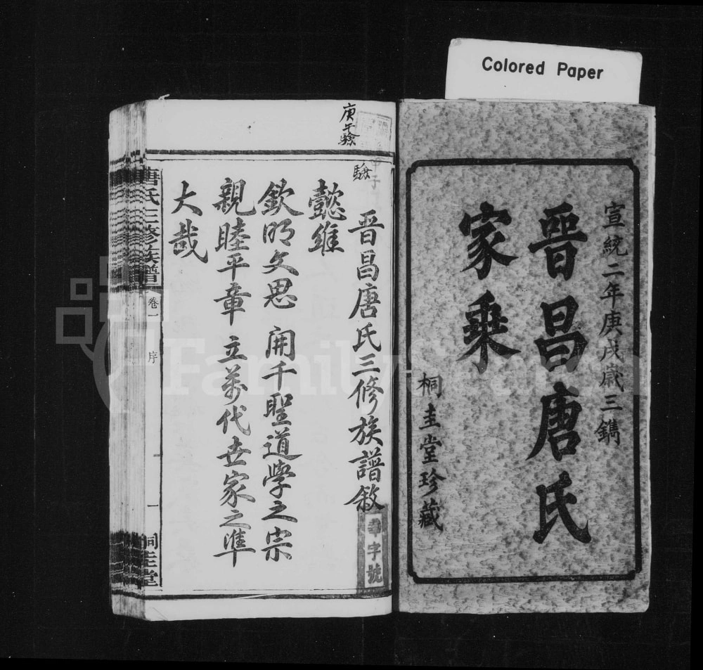 图片[2]-湖南长沙桐木桥晋昌唐氏三修族谱（桐圭堂）电子版PDF下载-中华家谱网