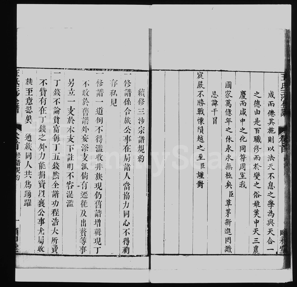 图片[1]-江苏省王氏三沙全谱（颐和堂）电子版PDF下载-中华家谱网