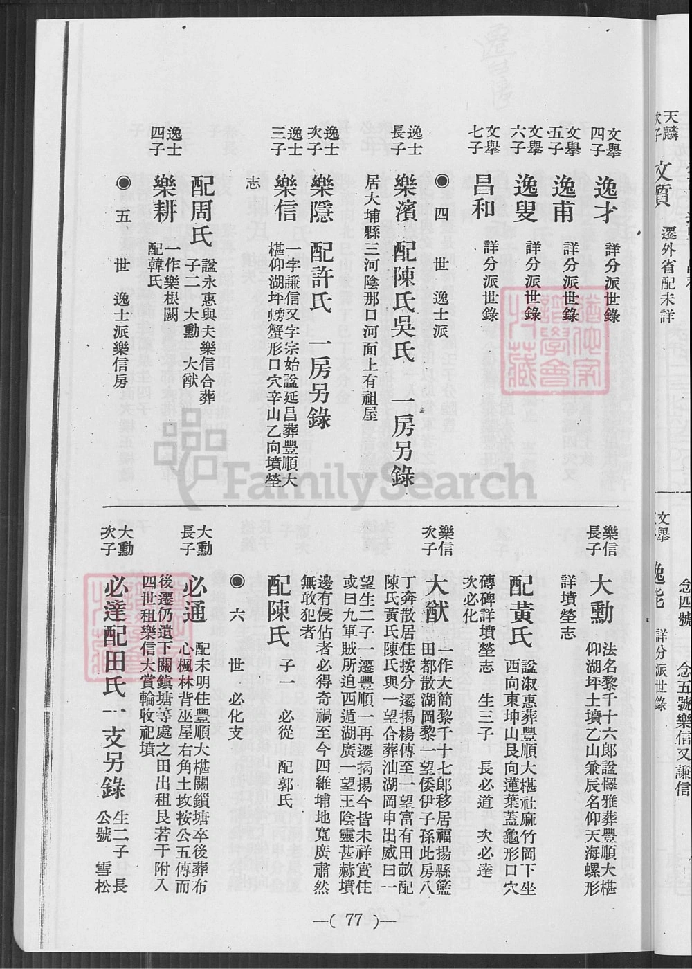 图片[5]-台湾省桃园市黎氏族谱电子版PDF下载-中华家谱网