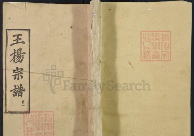 湖北黄冈王杨宗谱（三槐堂）-中华家谱网