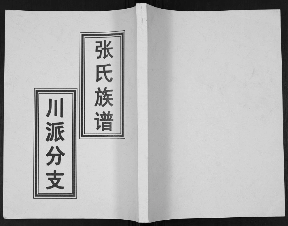 图片[1]-四川内江隆昌张氏族谱川派分支电子版PDF下载-中华家谱网