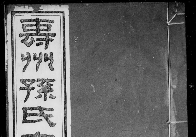 安徽淮南寿县寿州孙氏支谱（光绪19年本）电子版PDF下载-中华家谱网