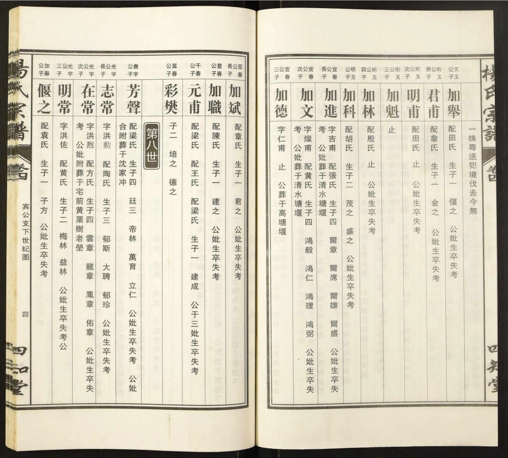 图片[8]-安徽合肥肥东县杨氏三修宗谱（四知堂）电子版PDF下载-中华家谱网