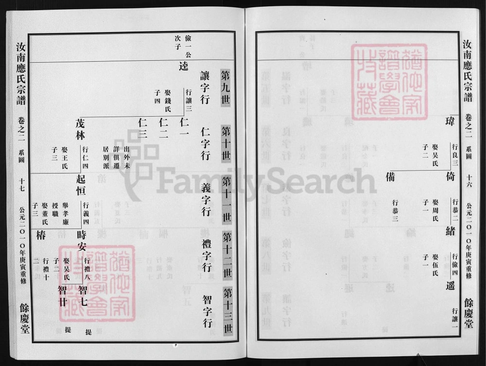 图片[7]-浙江兰溪汝南应氏宗谱（余庆堂）电子版PDF下载-中华家谱网