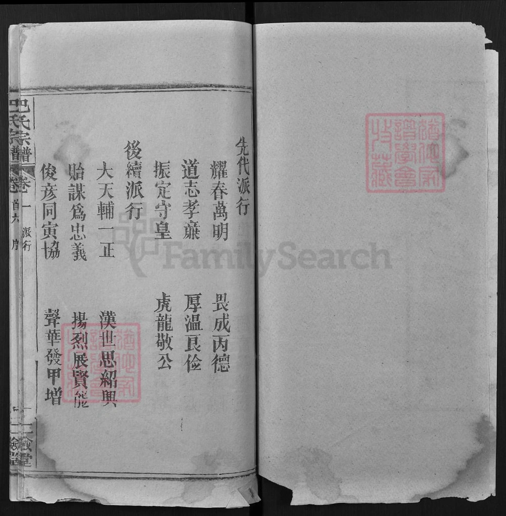 图片[3]-湖北黄冈巴氏宗谱（仁俭堂）电子版PDF下载-中华家谱网