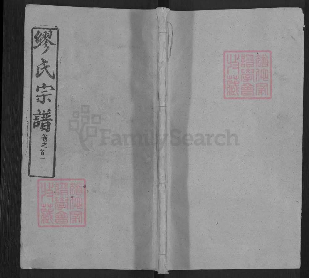 图片[1]-湖北黄冈缪氏宗谱（敦睦堂，1988年本）电子版PDF下载-中华家谱网