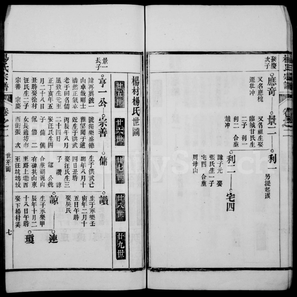 图片[8]-安徽芜湖南陵县关西杨氏宗谱（叙伦堂）电子版PDF下载-中华家谱网