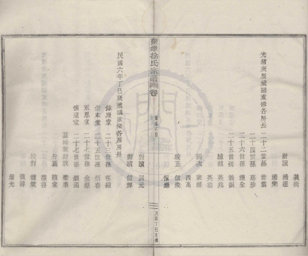 图片[3]-浙江绍兴新昌县鳌峰徐氏宗谱（余庆堂）电子版PDF下载-中华家谱网