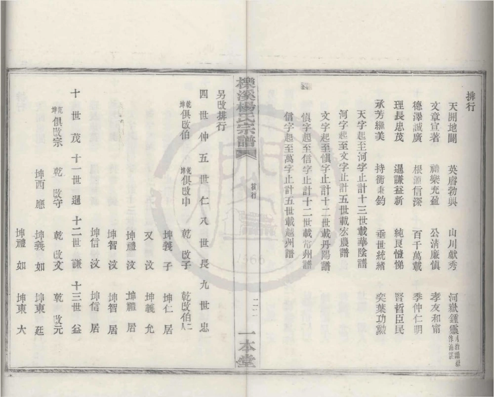 图片[4]-浙江宁波鄞州区栎溪杨氏宗谱（一本堂）电子版PDF下载-中华家谱网