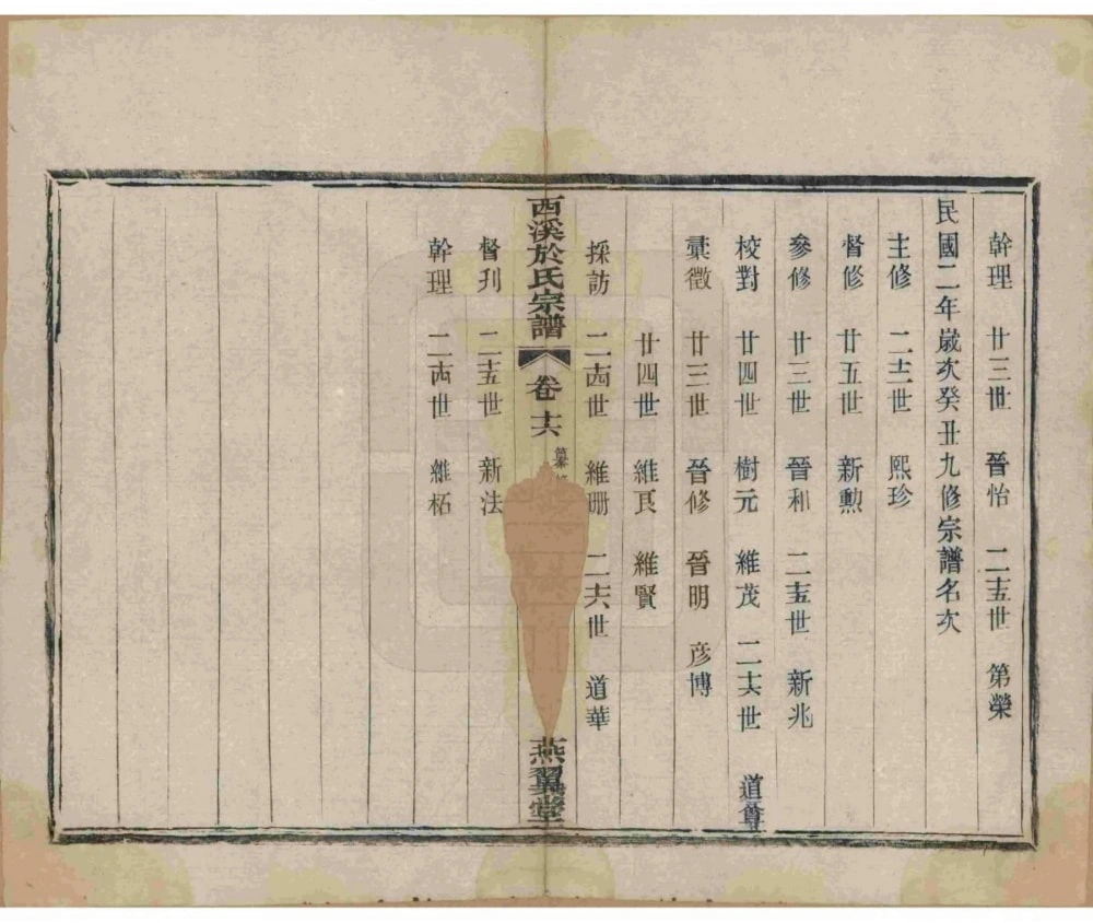 图片[8]-江苏宜兴西溪於氏宗谱（燕翼堂）电子版PDF下载-中华家谱网