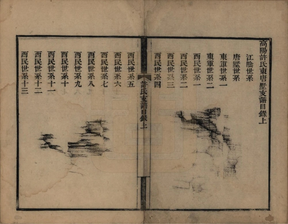 图片[1]-江苏常熟高阳许氏东唐墅支谱电子版PDF下载-中华家谱网