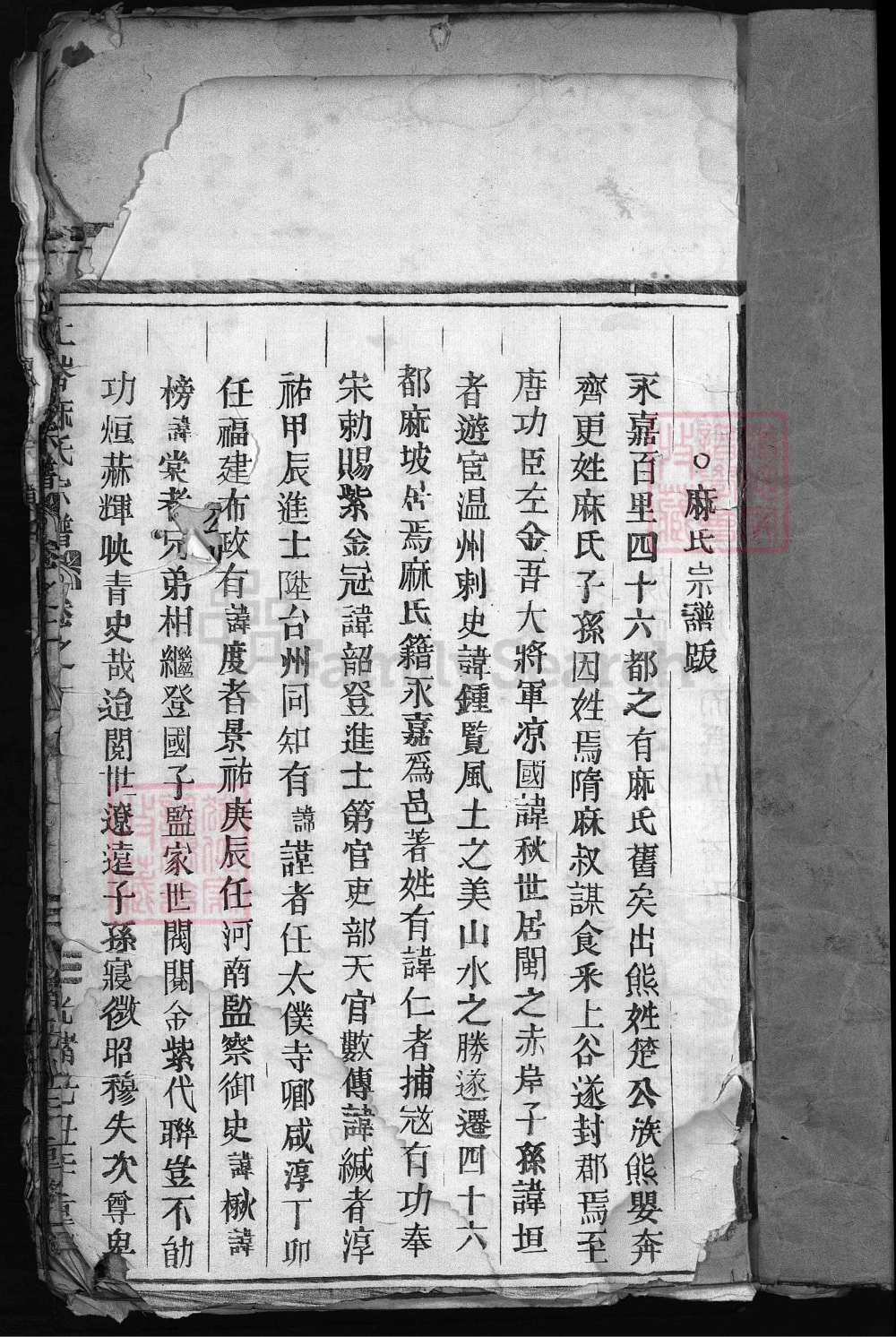 图片[2]-浙江温州永嘉县上谷麻氏宗谱电子版PDF下载-中华家谱网