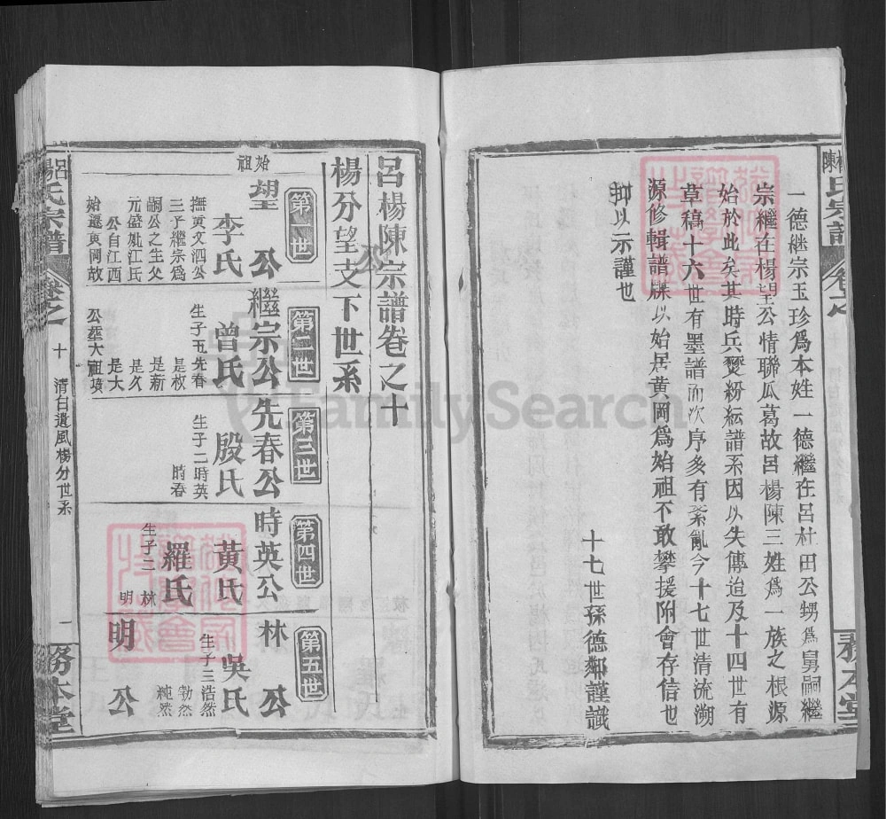 图片[8]-湖北黄冈吕杨陈氏宗谱（务本堂）电子版PDF下载-中华家谱网