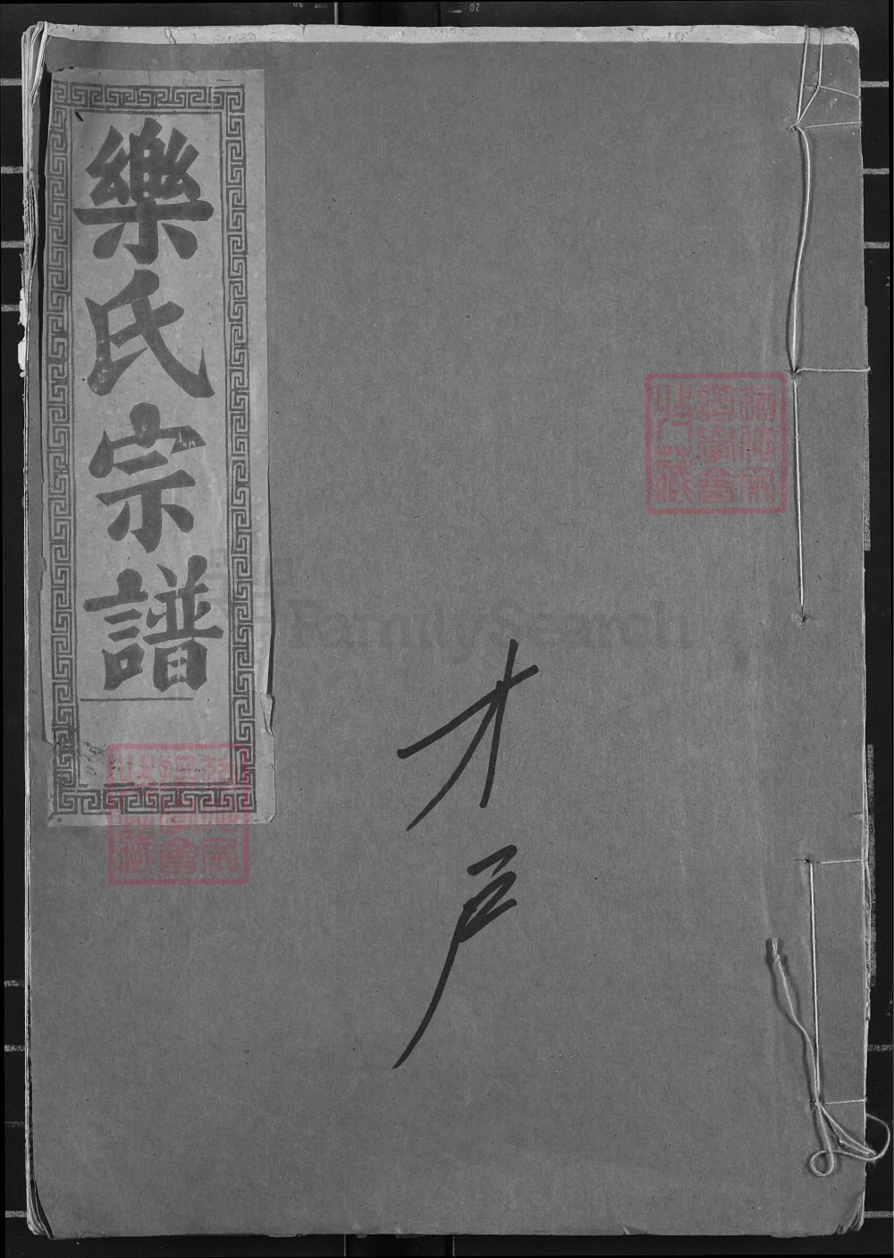 图片[1]-湖北黄石阳新县鄂东乐氏宗谱才户谱（南阳堂）电子版PDF下载-中华家谱网