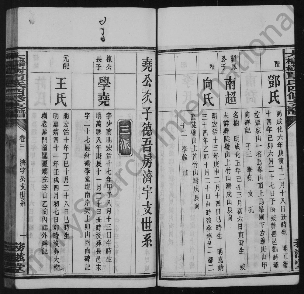 图片[8]-湖南长沙宁乡县大槠树覃氏四修支谱（务滋堂）电子版PDF下载-中华家谱网