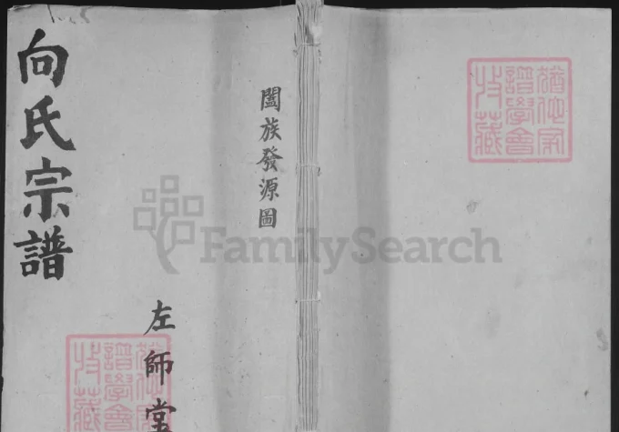 湖北仙桃向氏宗谱（左师堂）-中华家谱网