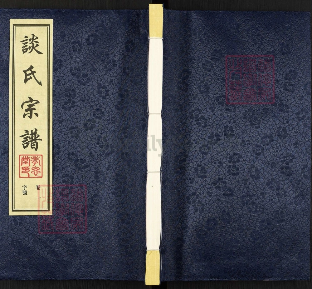 图片[1]-江苏常州武进区谈氏宗谱（孝思堂）电子版PDF下载-中华家谱网