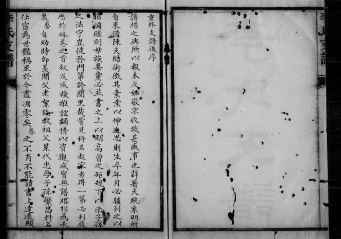 山东济宁李氏支谱电子版PDF下载-中华家谱网