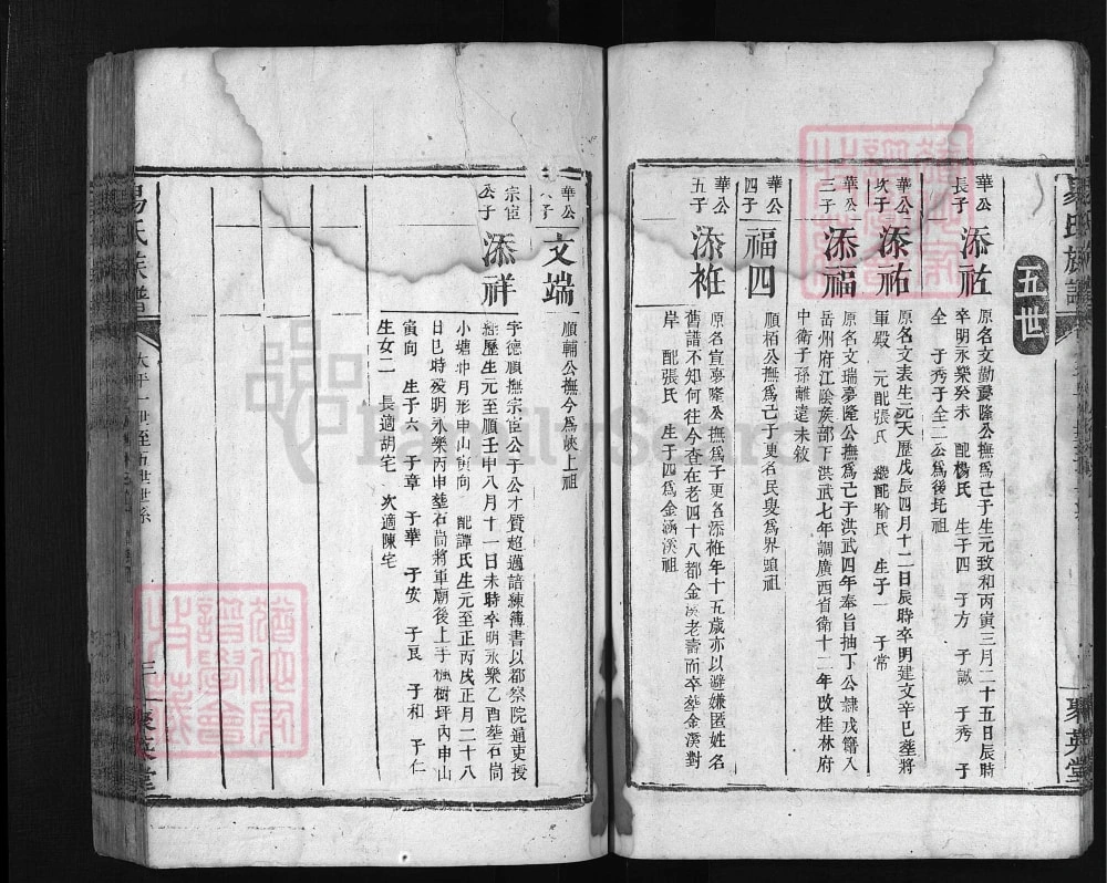 图片[4]-湖南湘乡石门县易氏族谱（聚英堂）电子版PDF下载-中华家谱网