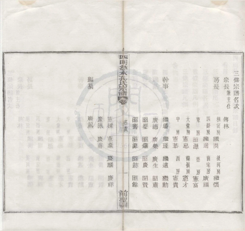 图片[3]-浙江慈溪四明慈水孔氏三修宗谱电子版PDF下载-中华家谱网