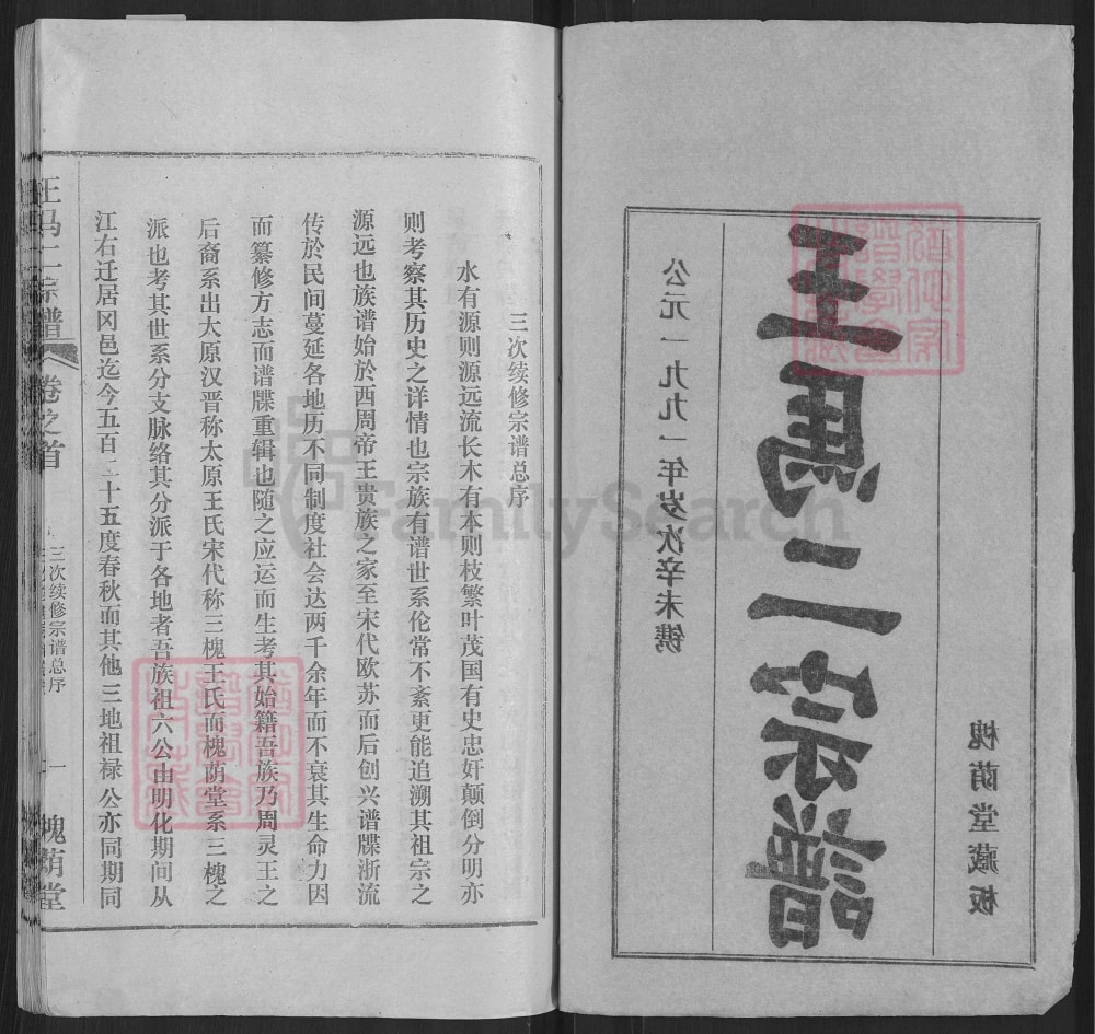 图片[3]-湖北黄冈王马二宗谱（槐荫堂）电子版PDF下载-中华家谱网