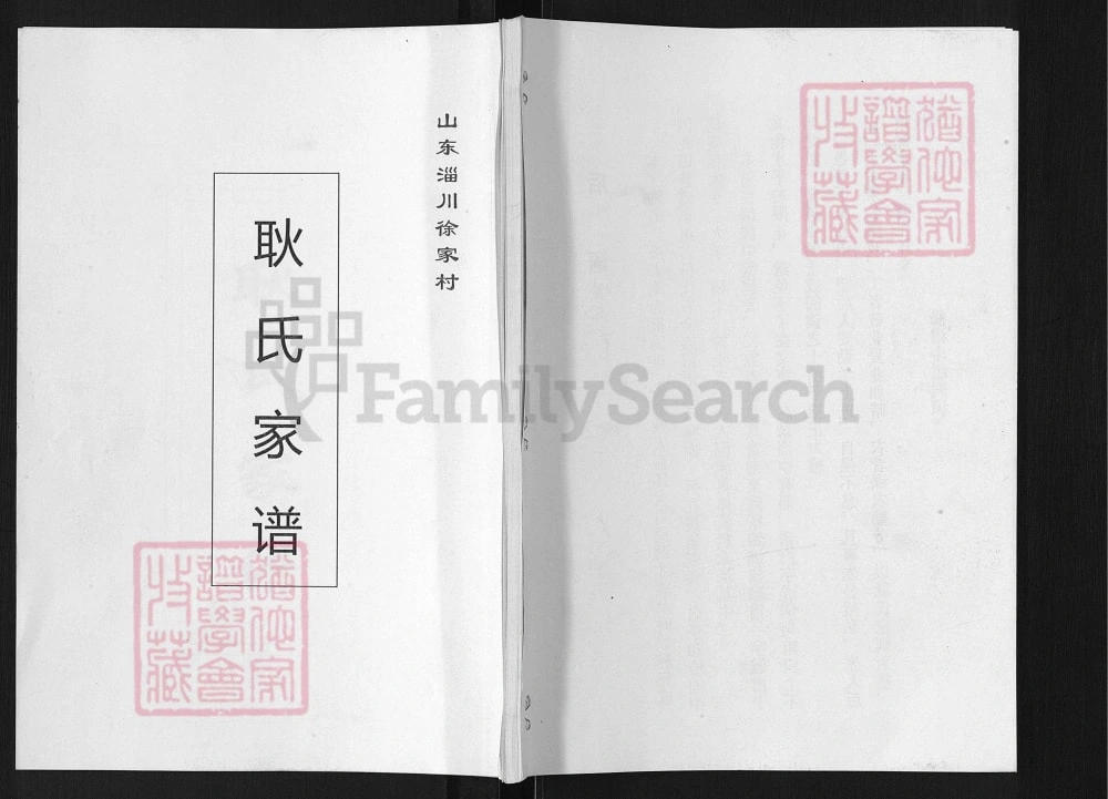 图片[1]-山东淄博淄川徐家村耿氏家谱电子版PDF下载-中华家谱网