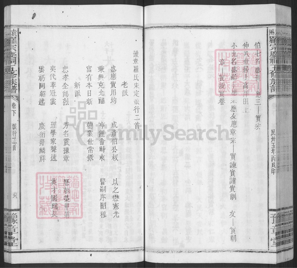 图片[5]-江西万载宜春分宜上高袁州罗宗庆祠五修族谱（豫章堂）电子版PDF下载-中华家谱网