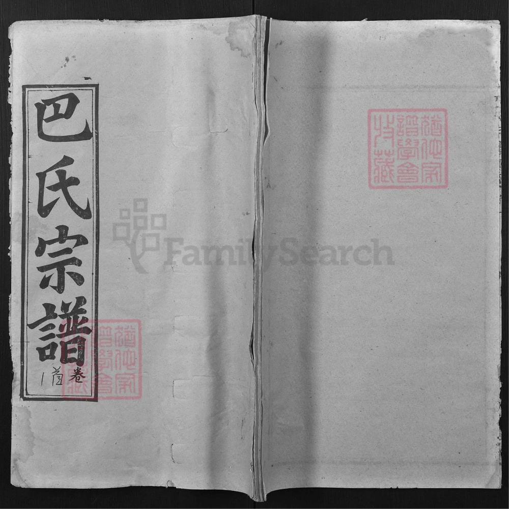 图片[1]-湖北黄冈巴氏宗谱（仁俭堂）电子版PDF下载-中华家谱网