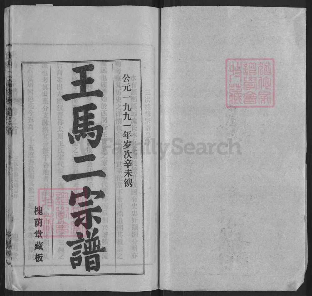 图片[2]-湖北黄冈王马二宗谱（槐荫堂）电子版PDF下载-中华家谱网