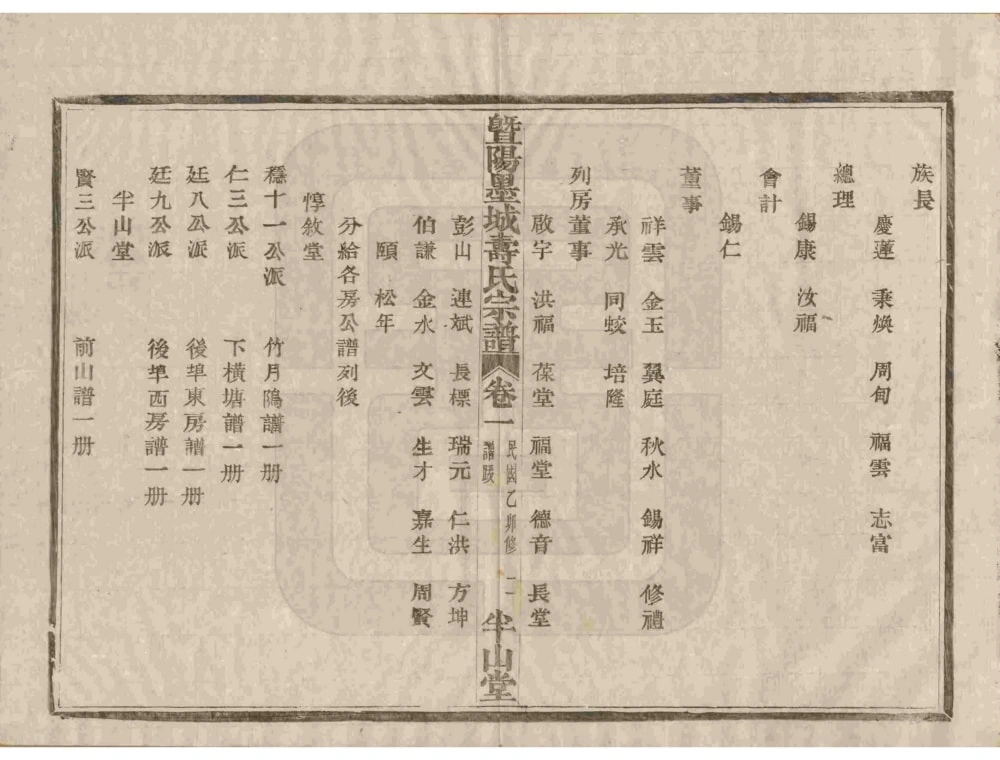 图片[3]-浙江诸暨暨阳墨城寿氏宗谱（半山堂）电子版PDF下载-中华家谱网