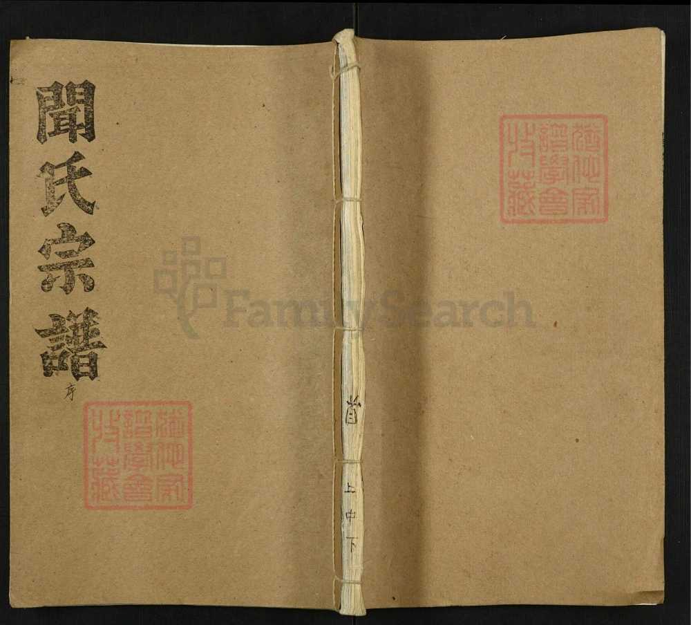 图片[1]-湖北罗田安徽六安闻氏宗谱（忠义堂）电子版PDF下载-中华家谱网