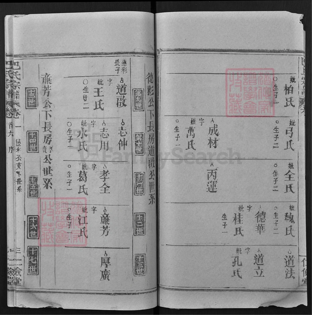 图片[7]-湖北黄冈巴氏宗谱（仁俭堂）电子版PDF下载-中华家谱网