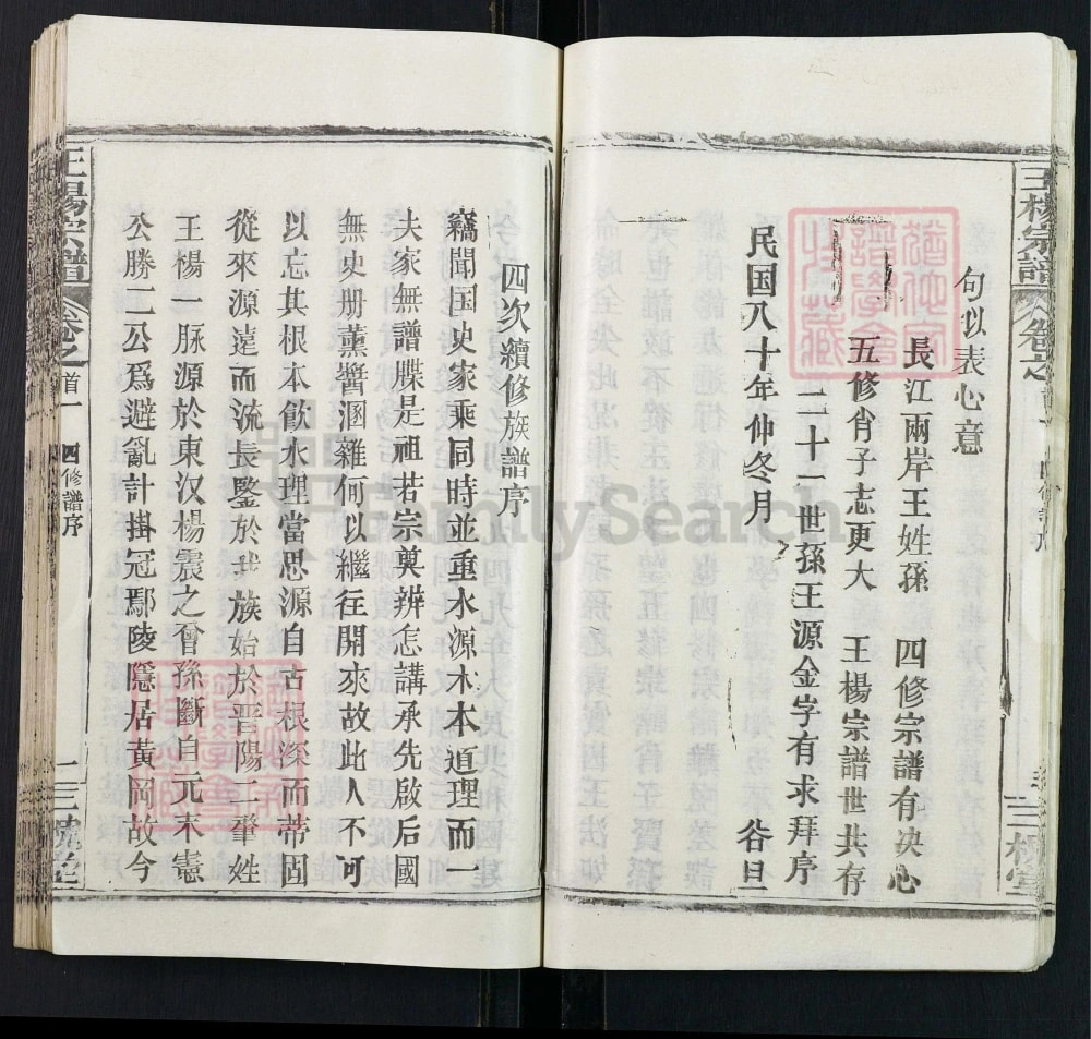 图片[2]-湖北黄冈王杨宗谱（三槐堂）电子版PDF下载-中华家谱网